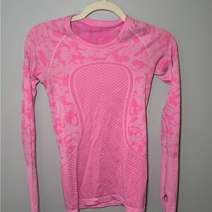 lululemon athletica Pink Long Sleeve Top
